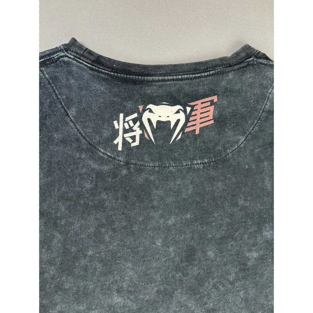 Venum YOUTH 8 Shogun Grappling Distressed Black Graphic Tee‎ Shirt